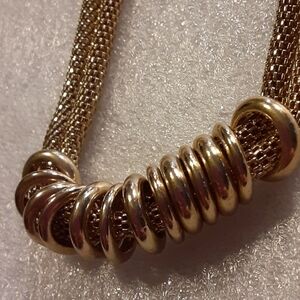 Goldtone Fashion Necklace Heavy